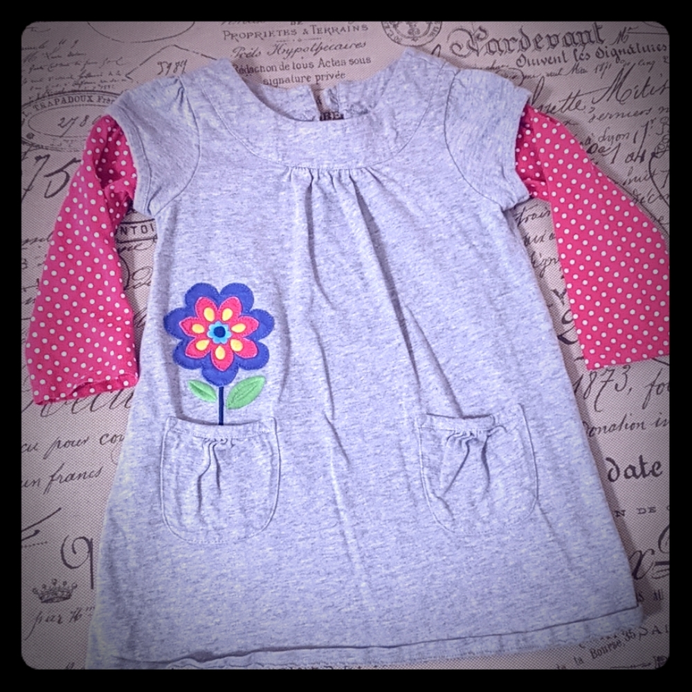Grey dress with pockets